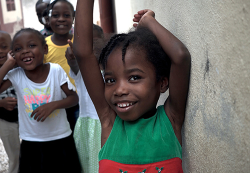 Child in Haiti